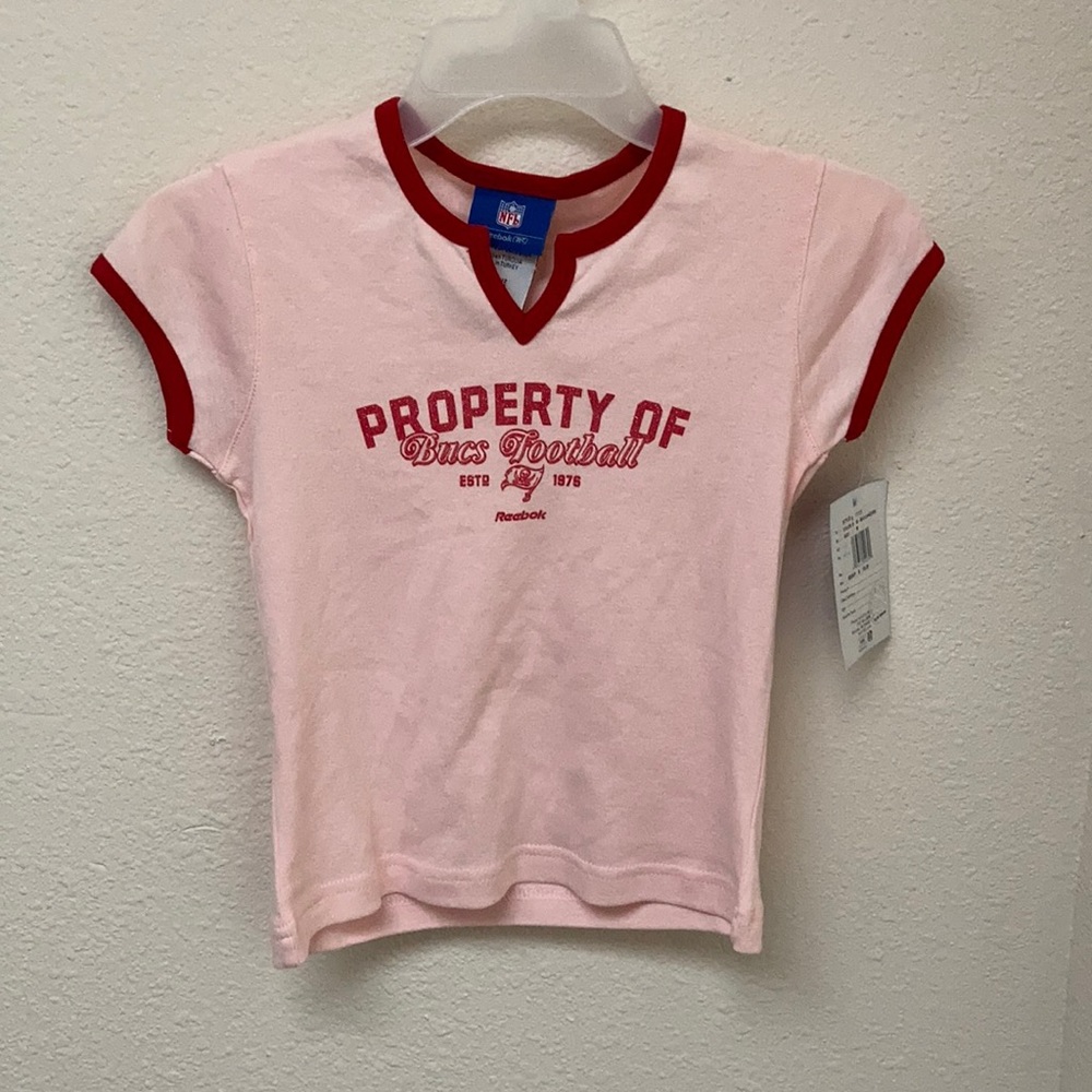 Kids property of Bucs football T-shirt by Reebok